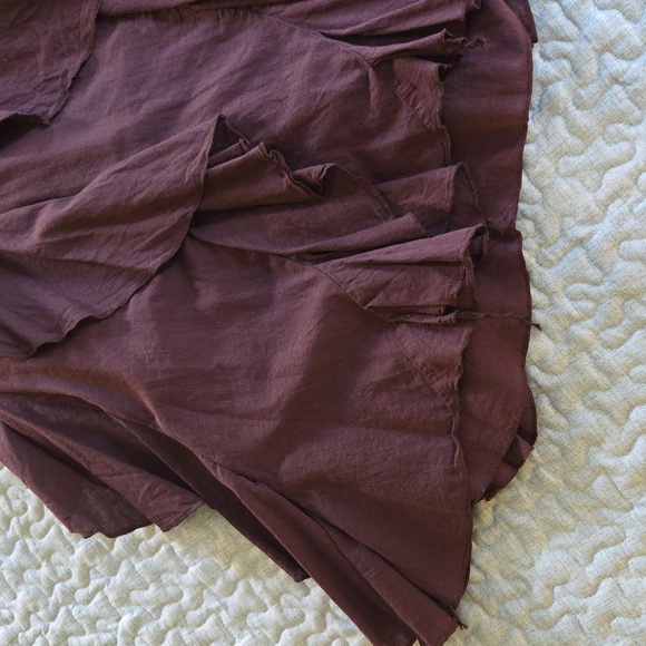 Speechless Brown MAXI Skirt - Picture 4 of 5